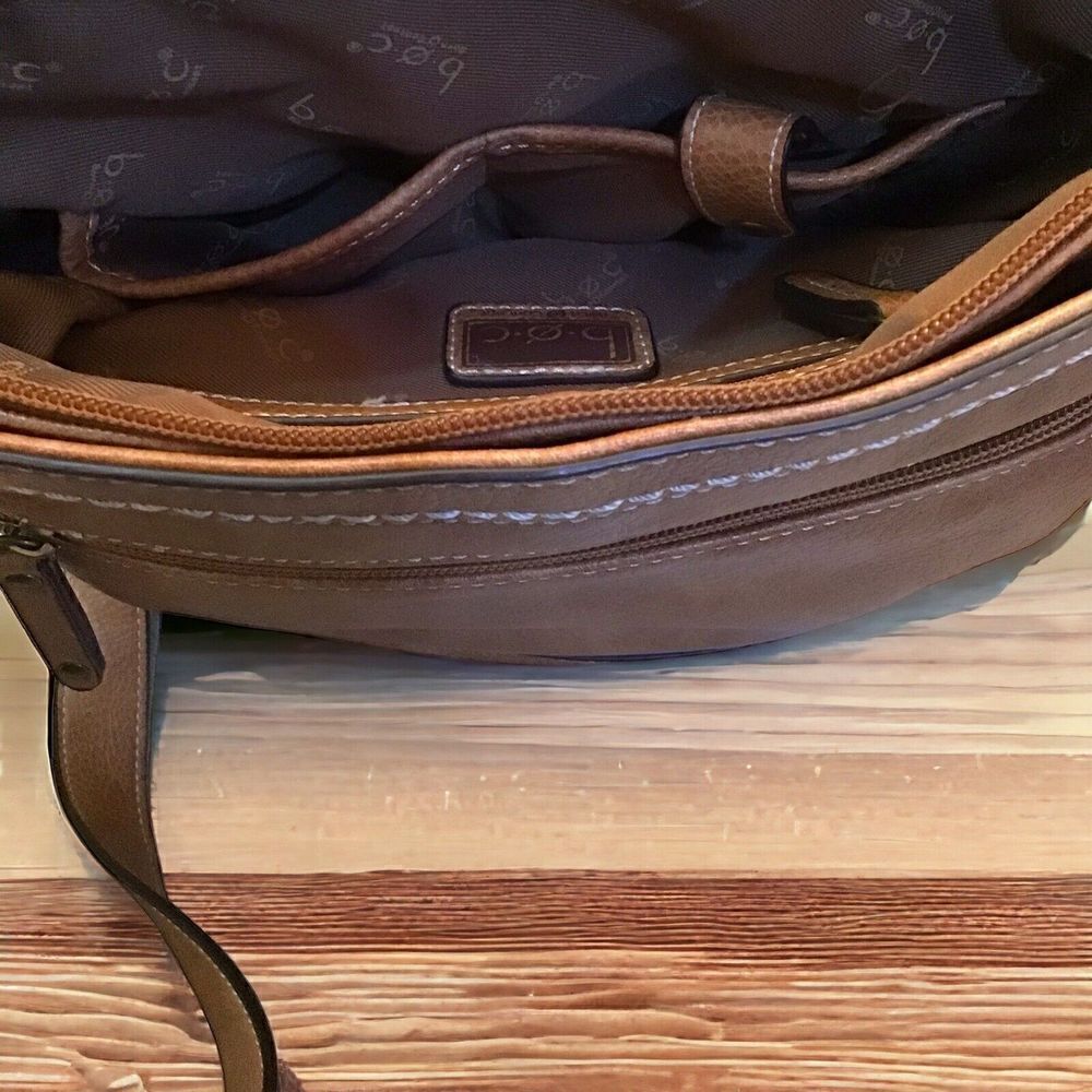 BOC Born Concepts Crossbody Brown Bag Medium Size Purse B.O.C. - Picture 3 of 7
